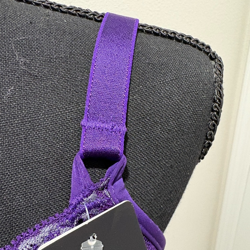 Wacoal Violet Indigo Lace Impression Full-Coverage Underwire Bra Size 32DDD NWT - Picture 14 of 16